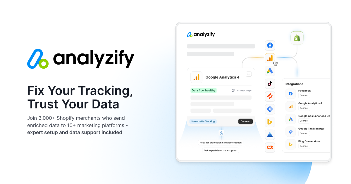Analyzify product overview