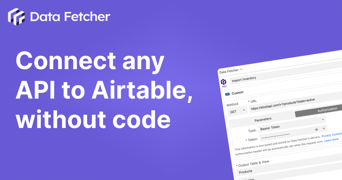 Data Fetcher product overview