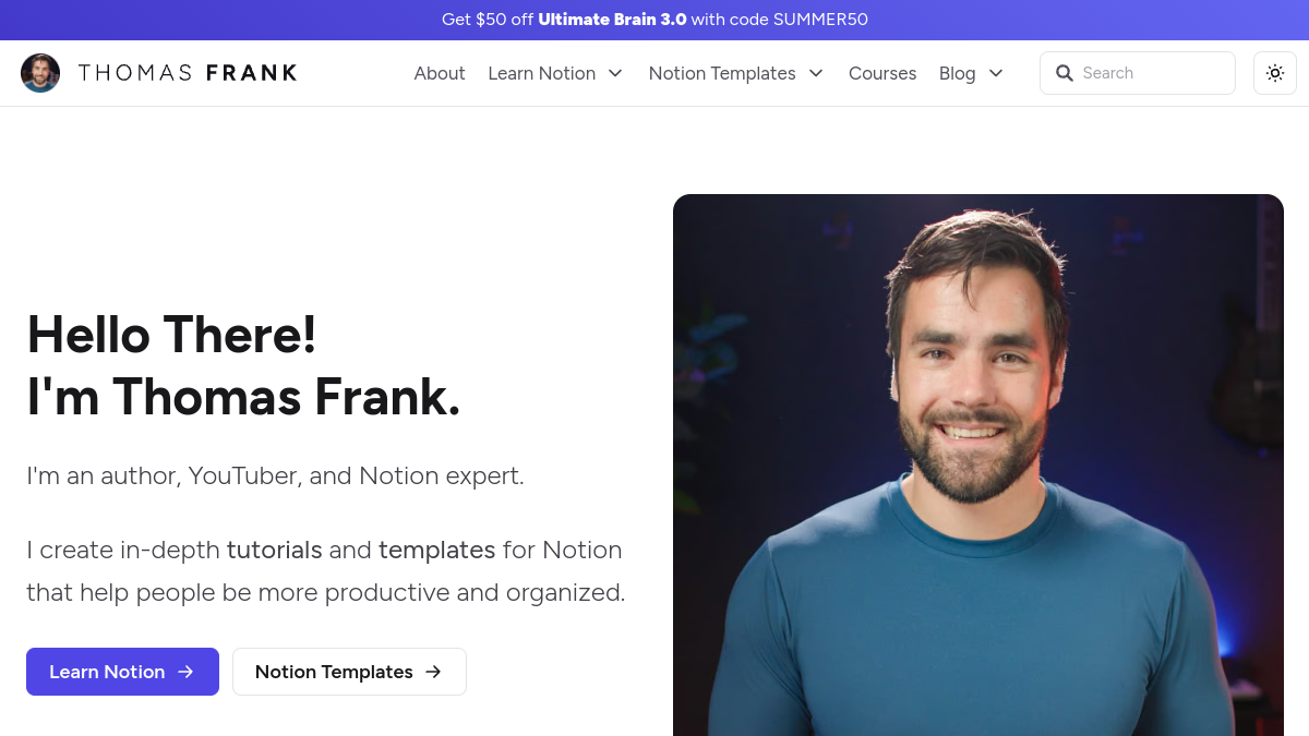 Thomas Frank product overview