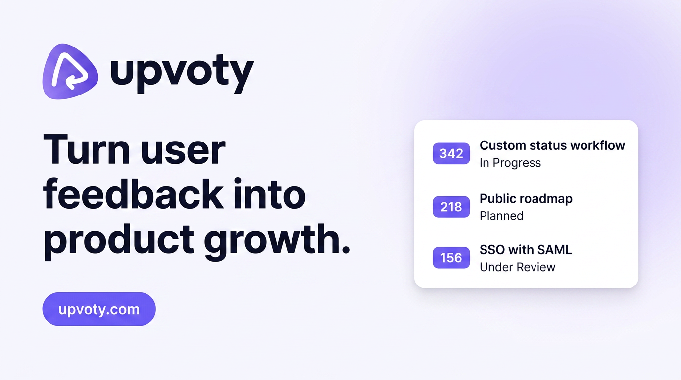 Upvoty product overview