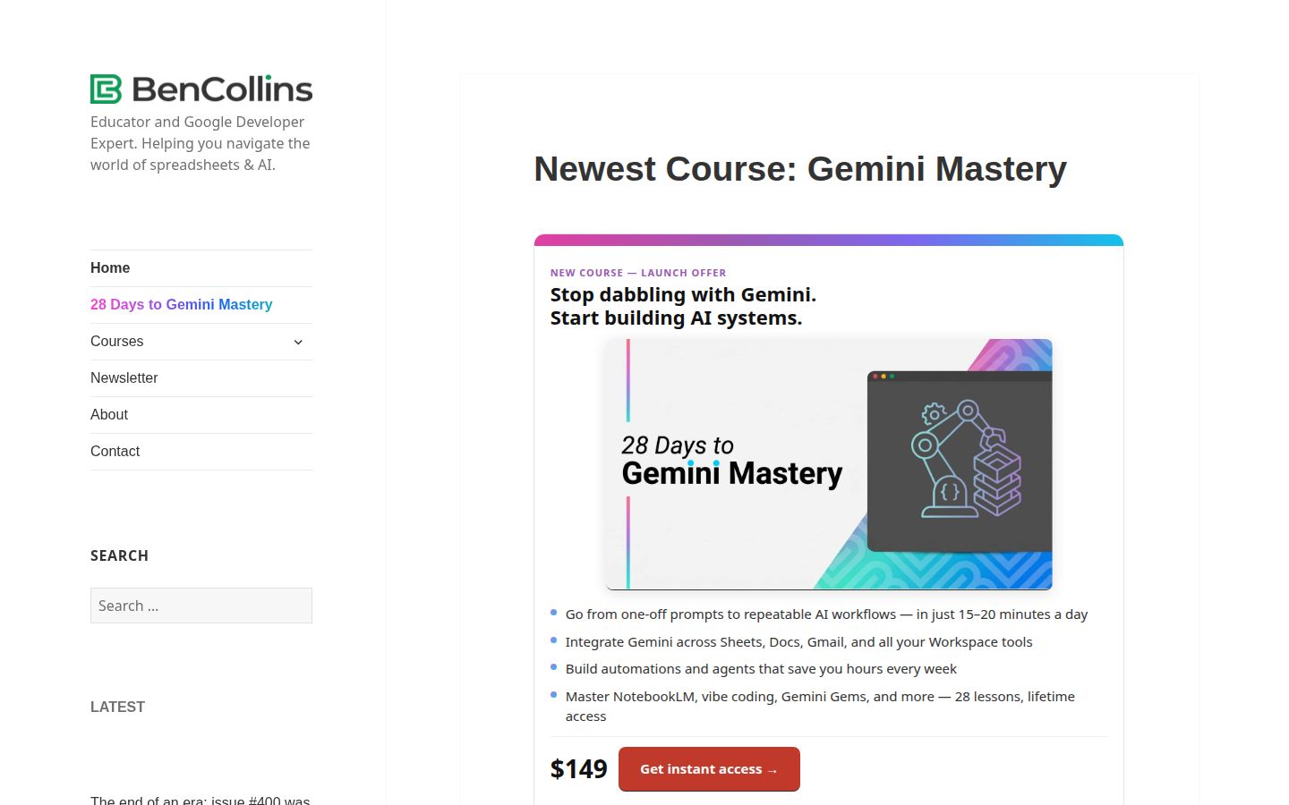 Ben Collins product overview
