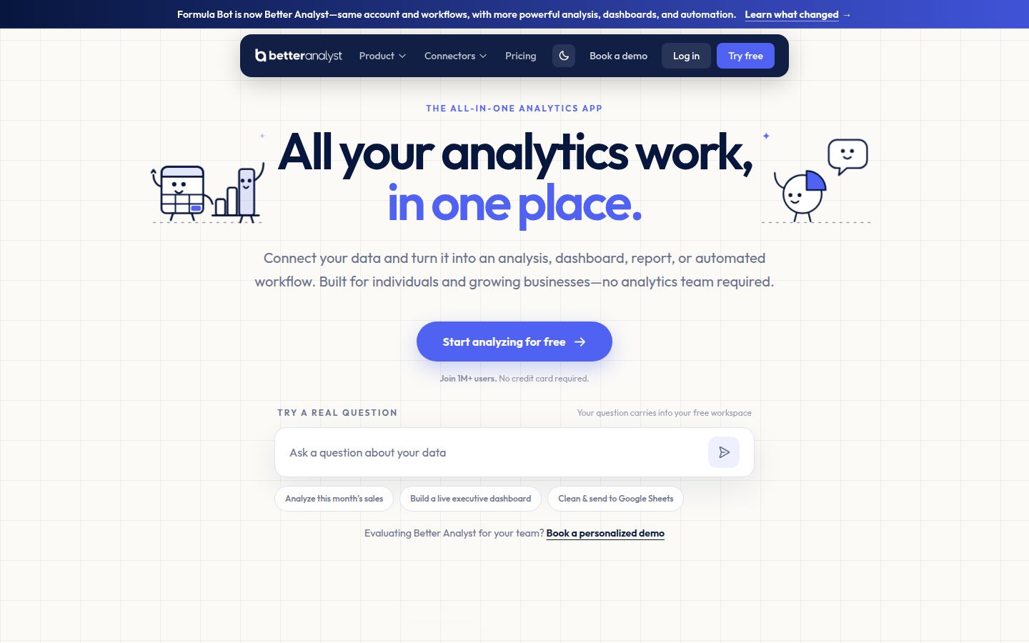 Formula Bot product overview