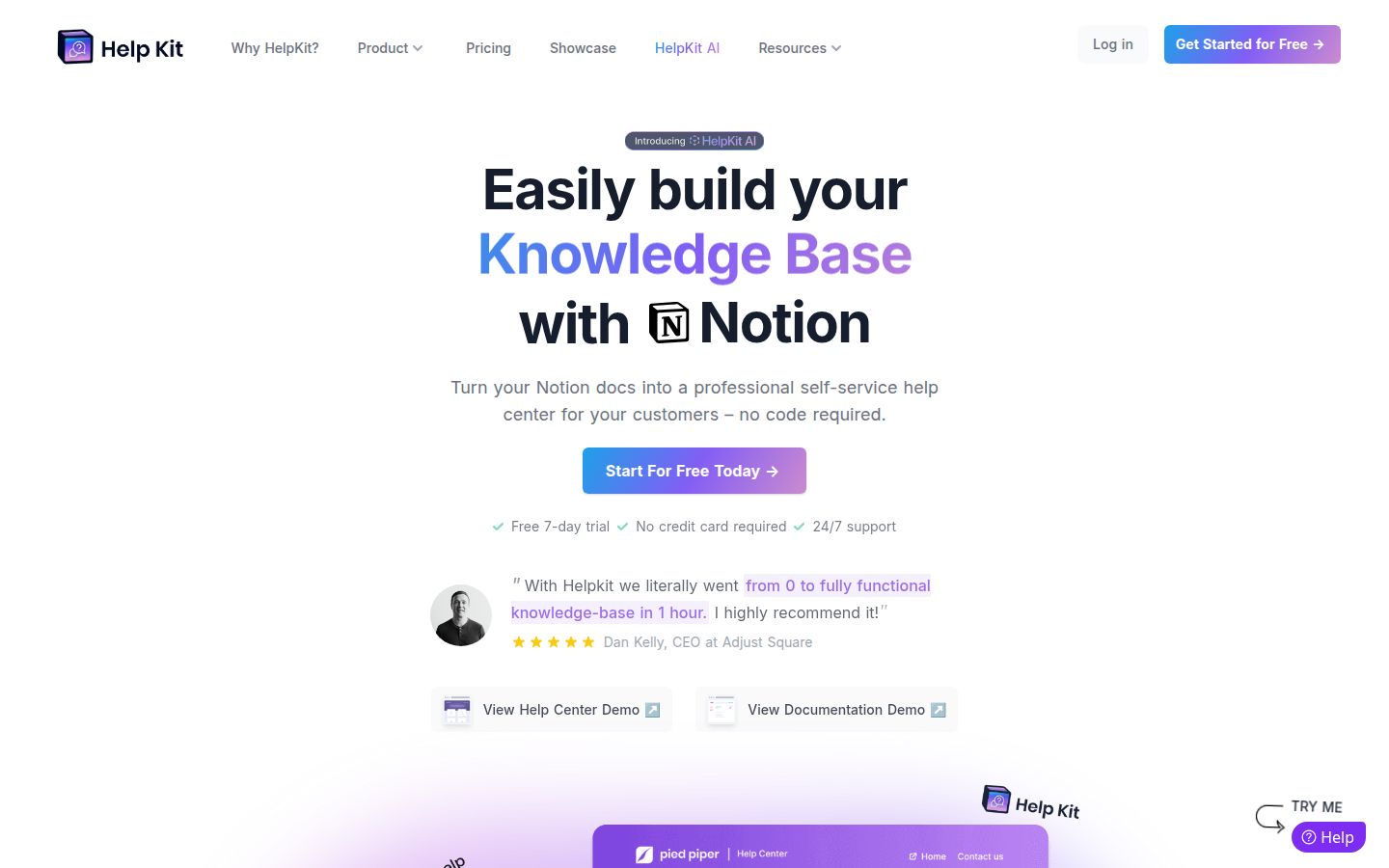 HelpKit product overview