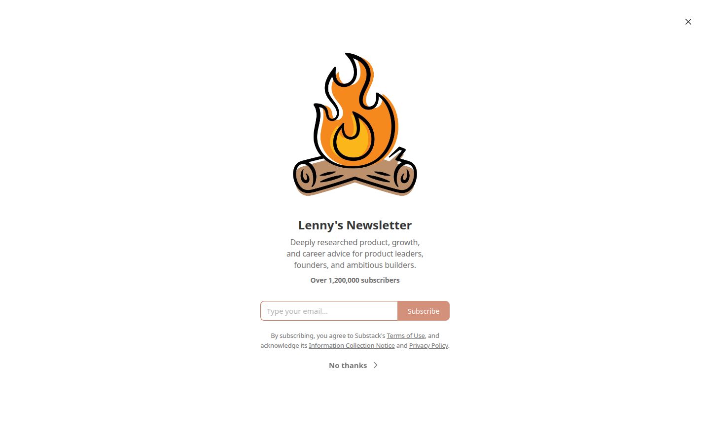 Lenny's Newsletter product overview