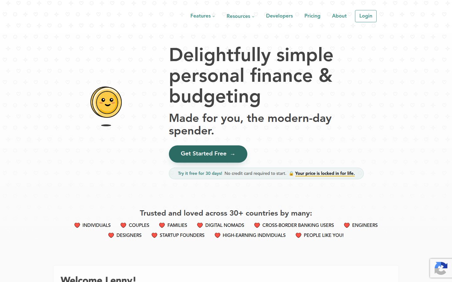 Lunch Money product overview