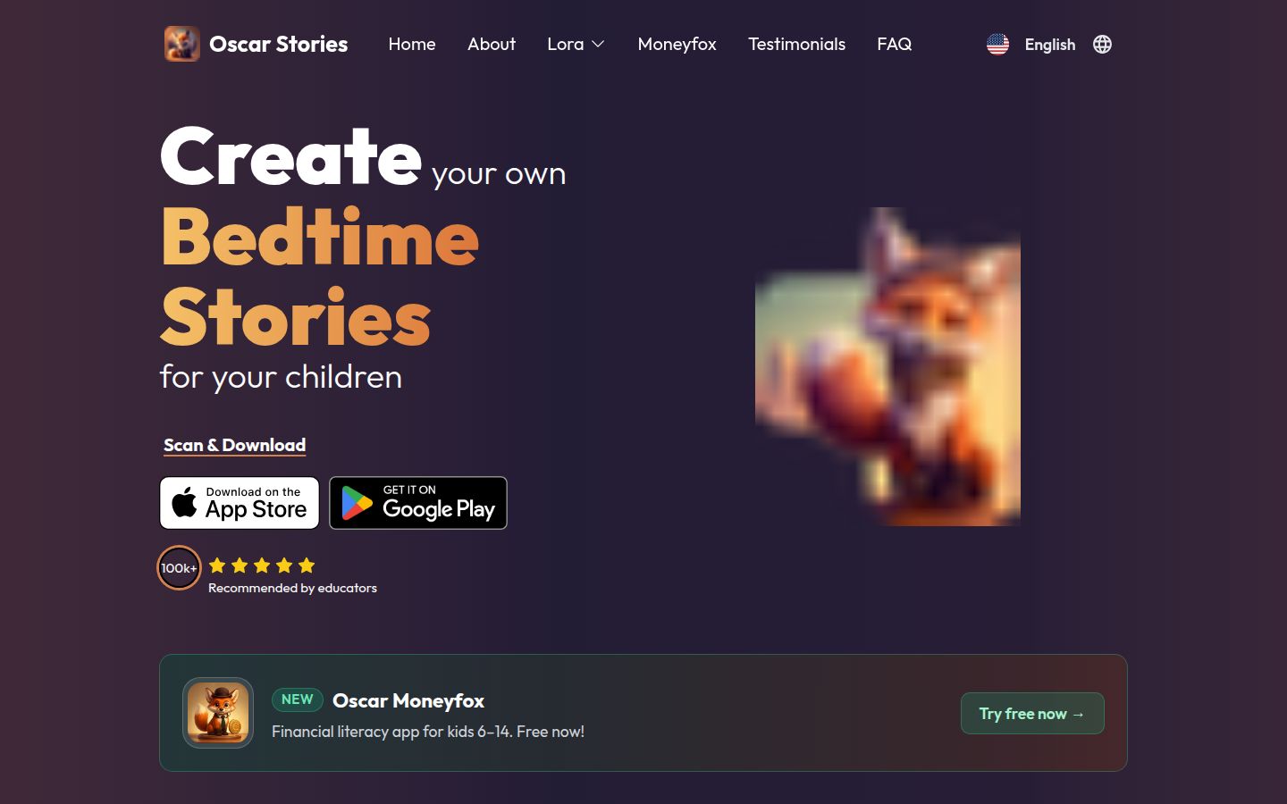 Oscar Stories product overview