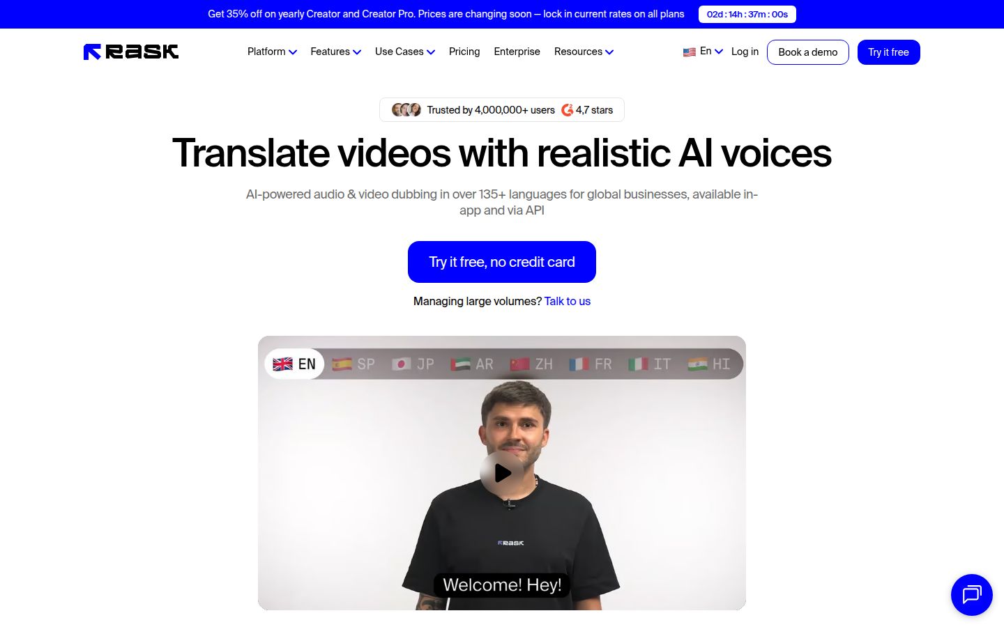 Rask AI product overview