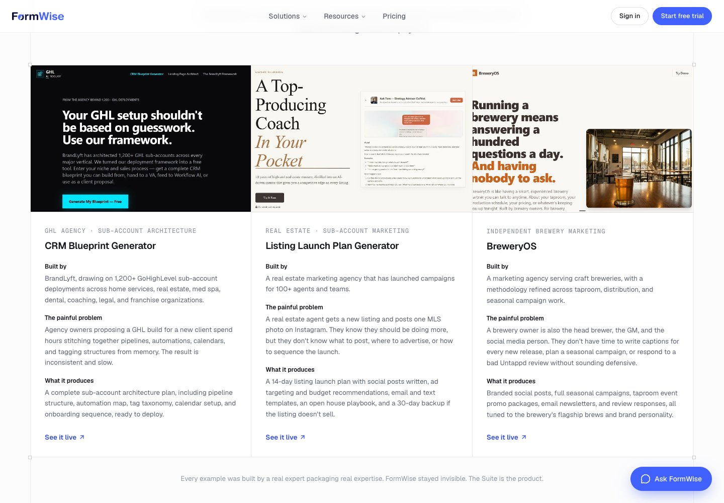 FormWise product overview