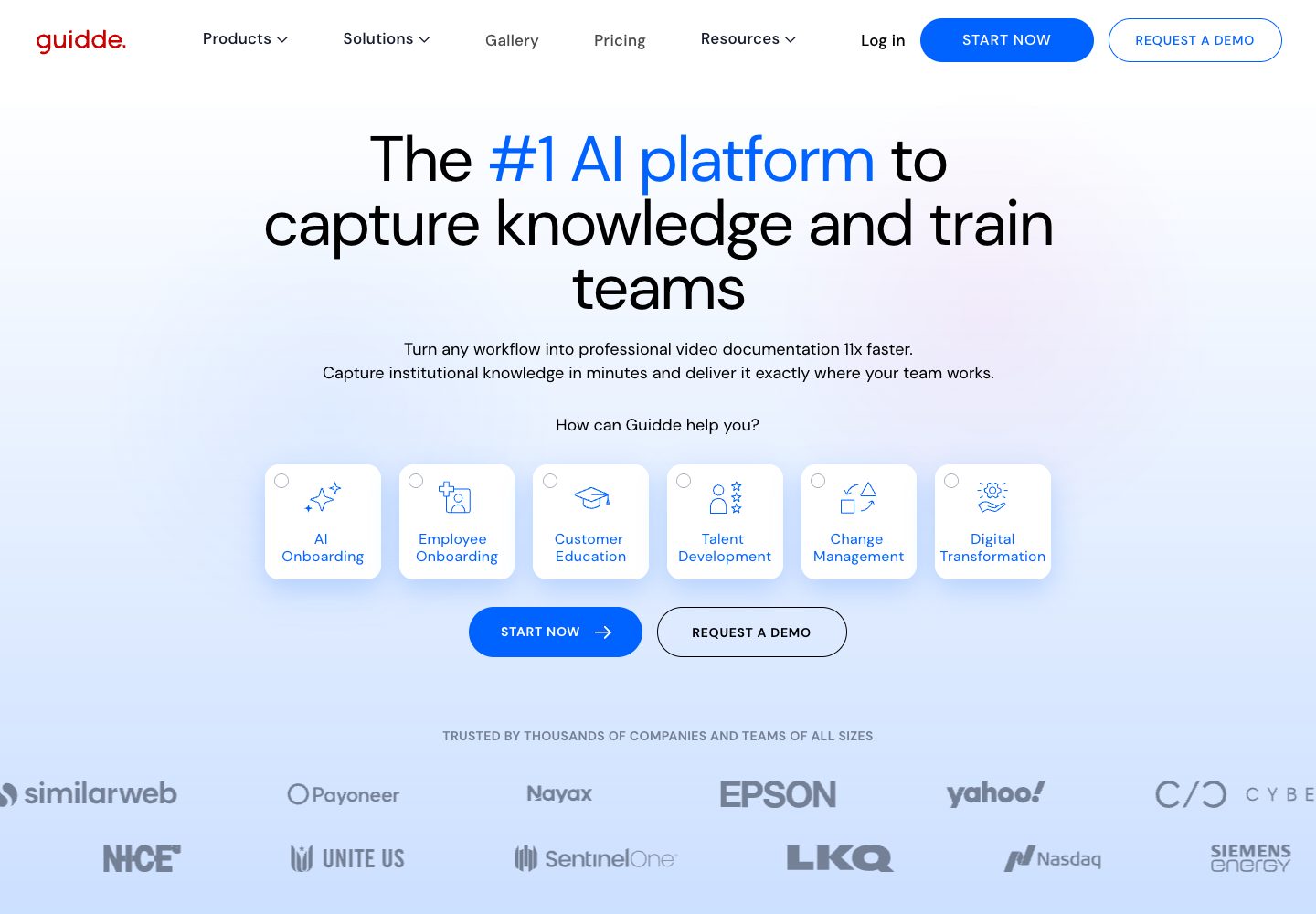 Guidde product overview