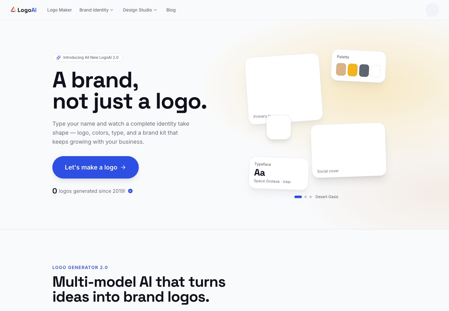 LogoAI product overview