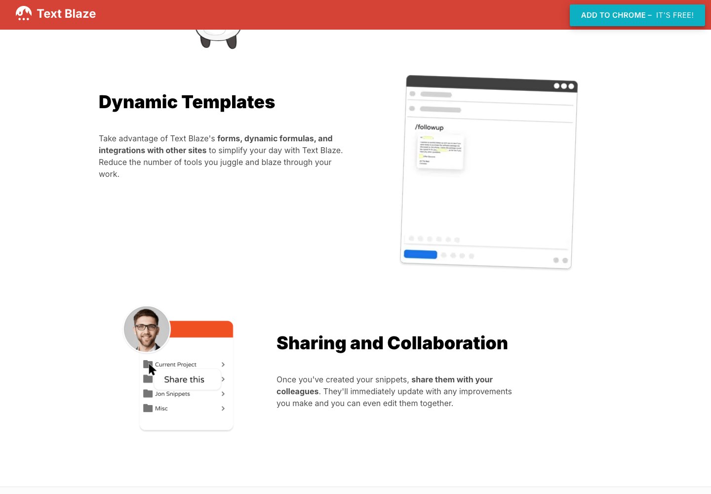 Text Blaze product overview