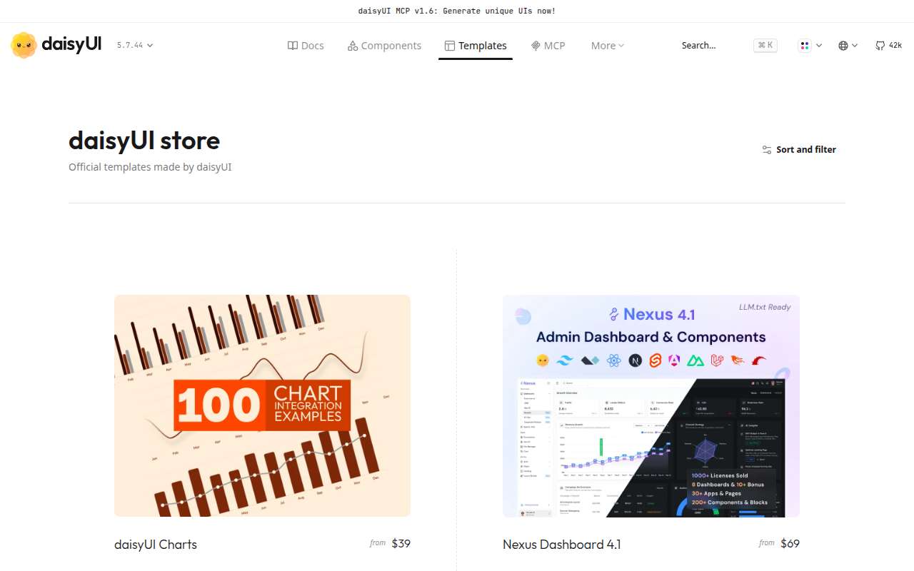 daisyUI product overview
