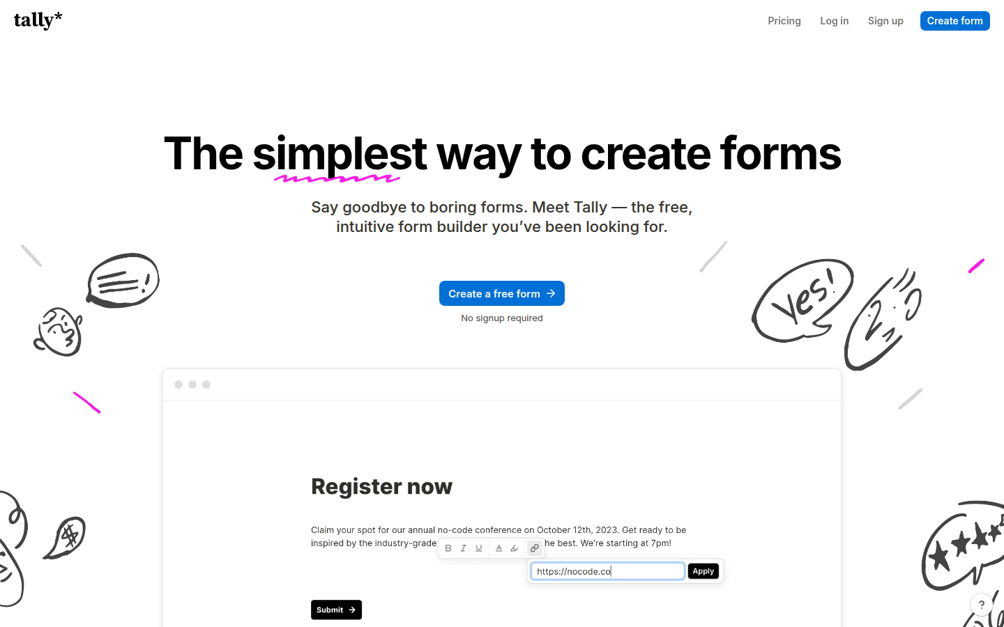 Tally product overview