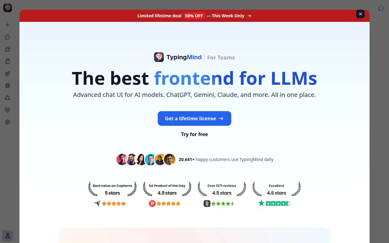 TypingMind product overview